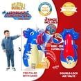 thumbnail image 3 of Saco de boxeo inflable Dudes Dinosaur Triceratops Kids 120 cm, 3 of 9