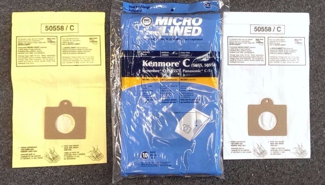 Style C 205055, 50557, 50558 Vacuum Cleaner Bags Bulk Deal, Designed