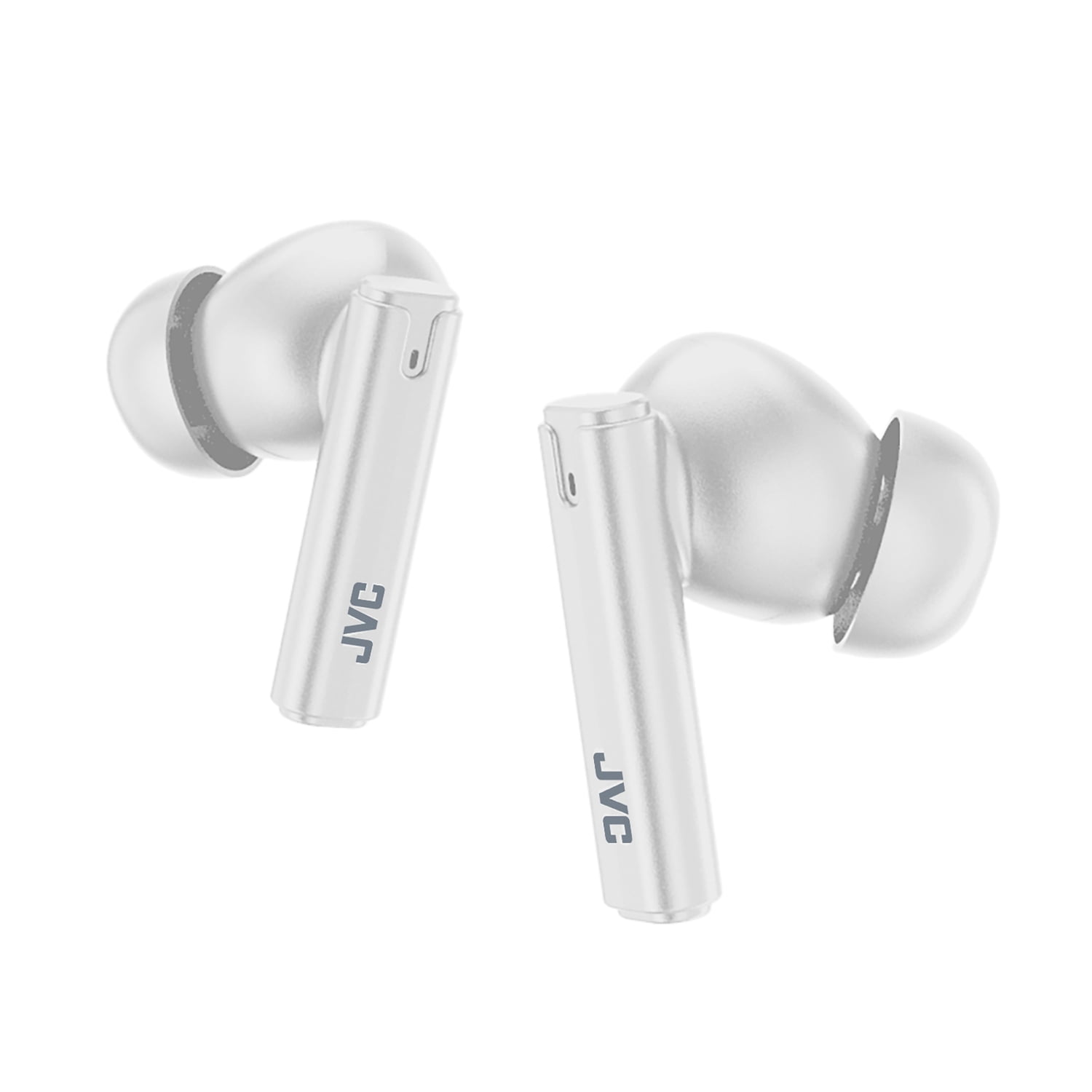 JVC HAD6TW Voice-Activated Bluetooth In-Ear Earbuds w/ Charging Case , White