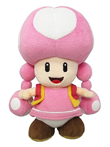 Super Mario Odyssey Plush Toad Backpack 7.5" Captain Cute Stuffed Toy Game Doll 