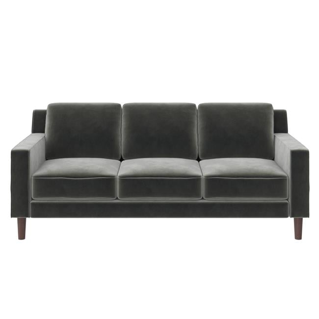 Dhp De52751 Bexley 3 Seater Sofa 44 Gray Velvet Com Dhp De52751 Bexley 3 Seater Sofa 44, Bexley Armless Full Sleeper Sofa