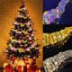thumbnail image 4 of 1-10M luces luminosas navideñas decoración cinta navideña dorada luces de cadena de hadas para fiesta en el hogar suministros de decoración navideña, 4 of 5