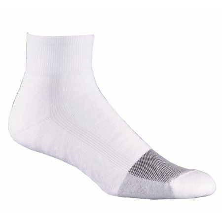 Triathlon Apparel - Fox River Wick Dry Triathlon Men`s Lightweight Quarter Crew Socks, Large