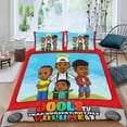 thumbnail image 2 of Jools TV Conjunto de sábanas temático, trío de piezas, cómodo y amigable con la piel, diseño único, regalo de decoración para el hogar para familiares, amigos y fans,135cm *200cm, 2 of 6