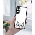 thumbnail image 5 of WIRESTER Shockproof Soft Rubber Cover Case for Samsung Galaxy S25+ / S25 Plus 6.7" 2025, Animal White Silver Point Ragdoll Cat, 5 of 5