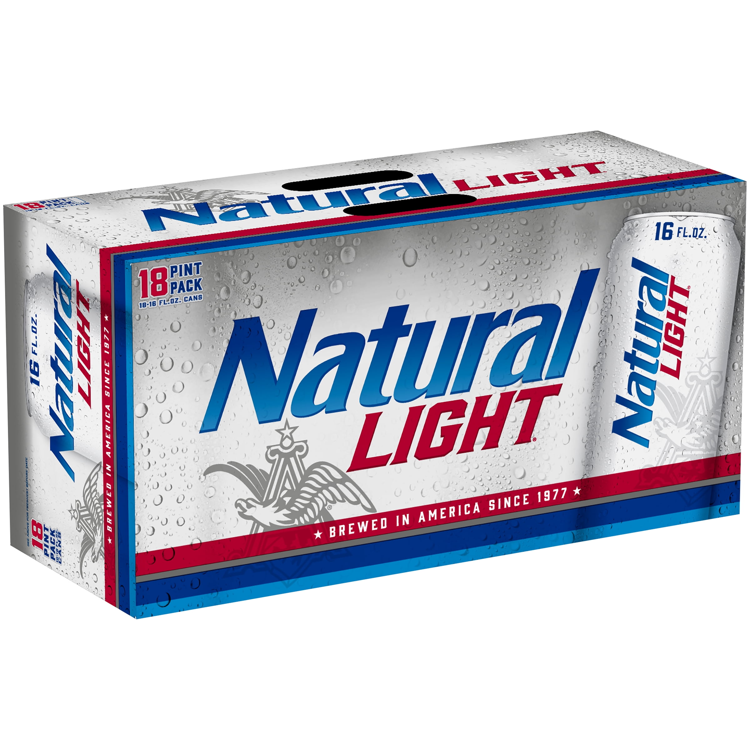 Natural Light Beer, 18 Pack 16 fl. oz. Cans, 4.2% ABV - Walmart.com ...