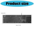 thumbnail image 5 of KCAHPAN Corded Mechanical Gaming Keyboard 104 Keys Chocolate Keycap for PC Home Office, 5 of 12