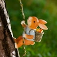 thumbnail image 4 of Eoozwa Outdoor Easter Garden Ornament Polyester Tree Hanging Decoration for Yard Patio Fence Decor Handmade Statue Art Home Accent Gift, 4 of 6