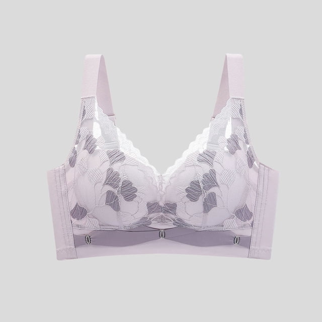 HongQid Comfortable Seamless Full-Coverage Wireless Bra for Women, Soft Support
