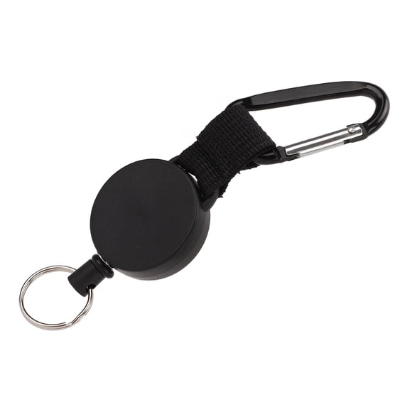 LANYARD CADENA DE LLAVE RETRÁCTILL CORABINADOR DE SERVICIO PESADO LLAVE Keychain Beleta de Llavero Coros de Cordel Con Alambre de Acero