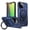 Blue, variant on For Apple iPhone 15 (6.1") Hybrid Magnetic Ring Stand Invisible Foldable Military Grade Shockproof Fit with Magsafe Phone Case Cover by Xpression - Black