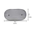 thumbnail image 5 of Speravity Parasol plegable para parabrisas trasero de coche, cubiertas de nailon, protector de parabrisas trasero para vehículo, accesorios automotrices Ventana automotriz Speravity CZ6542-00B, 5 of 5