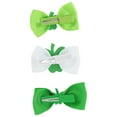 thumbnail image 5 of Unique Bargains 3 Pcs Duckbill Clip Fashion Irish Festival Hair Clip for Women Green, 5 of 5
