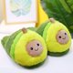 thumbnail image 3 of Bonitas pantuflas de peluche de aguacate, cálidas y peludas, para el invierno, ideales para mujeres y niñas., 3 of 8