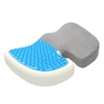 thumbnail image 6 of Aurora Health & Beauty Aurora Black Memory Foam Coccyx Seat Cushion Orthopedically Designed For Back, Tailbone And Sciatica Pain Relief; Promotes Proper Posture; Washable Cover, 6 of 6