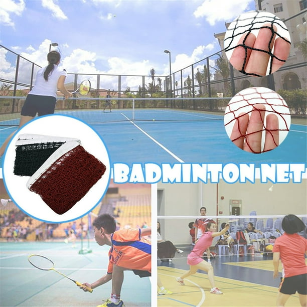 Xihbxyly Red de Entrenamiento de Bádminton, Diseño de Malla Portátil, Cuerda Ajustable para Una Fácil Instalación, Perfecta para Playa, Cancha y Uso Doméstico, Apta para Todas Las Edades, Tamaño 6,1