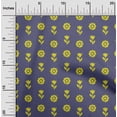 thumbnail image 3 of oneOone Velvet Yellow Fabric Block Craft Projects Decor Fabric Printed By The Yard 58 Inch Wide-M8, 3 of 6