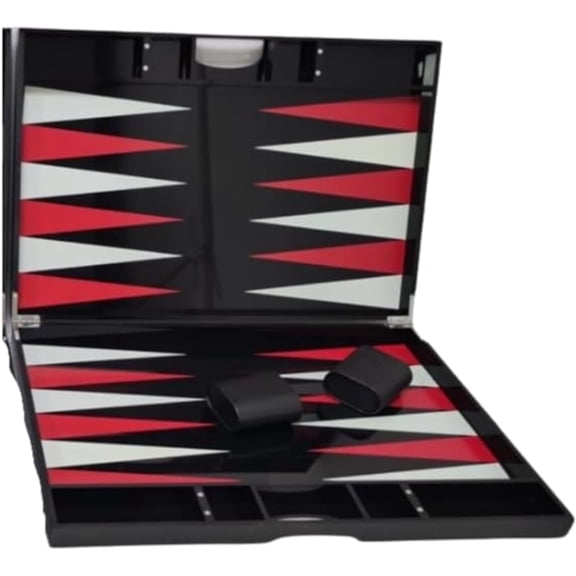 Lucite Acrylic Backgammon Set 18" Large Premium Board and Pieces