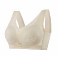 thumbnail image 1 of Timegard Bras for Women Full Coverage No Underwire Comfortable Everyday Low Back Bralette with Support, 1 of 2