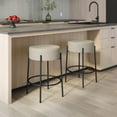thumbnail image 1 of Amisco Clovis Counter Stool-Cream, 1 of 5