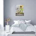 thumbnail image 6 of Farmhouse Wall Art Rustic Sunflower Bathroom Wall Decor Farm Hummingbird Pictures Painting Country Windmill Artwork Old Barn Canvas Home Decor Framed for Bathroom Bedroom Living Room 12"x16", 6 of 6