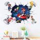 thumbnail image 2 of Pegatinas de juego de Super Mario, decoración de pared de fondo de dormitorio de dibujos animados para niños, pegatina de pared autoadhesiva, 2 of 2