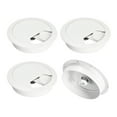 thumbnail image 1 of Cubierta de agujero de cable Uxcell 4Pack de 2.4 pulgadas ABS para escritorio de oficina, grommet de cable, 1 of 6