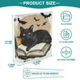 thumbnail image 3 of FORMRS 3 Ring Binder 1.5 inch with Pockets Clip Board 200 Sheets Capacity, Brown Halloween Cat, 3 of 8