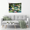 thumbnail image 5 of RKSupls Serene Carp Fish & Water Lilies Tapestry,Home Tapestry Suitable for Hanging for Decorative Wall Hanging, Decorative Bedroom, Living Room Decoration - 40x30in, 5 of 6