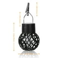 thumbnail image 5 of Joernso Solar Lamp LED Outdoor Flame Effect Hanging Lantern Auto On/Off Waterproof Energy-Saving Solar Powered Hanging Light Garden Decor, 5 of 7