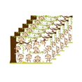 thumbnail image 4 of MKHERT Cute Cartoon Monkey Art Placemats Table Mats for Dining Room Kitchen Table Decoration 12x18 inch,Set of 6, 4 of 4