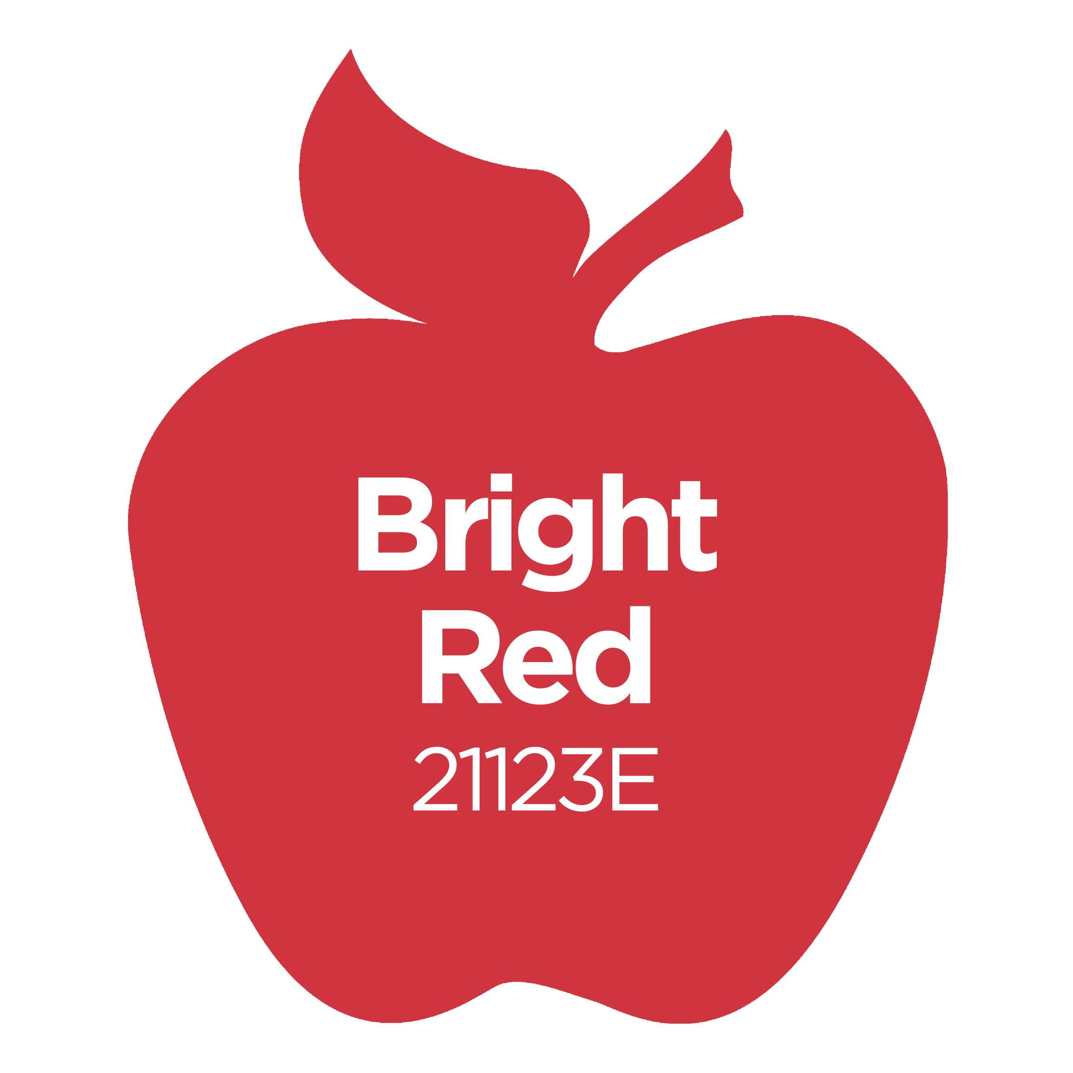 (3 pack) Apple Barrel Acrylic Craft Paint, Matte Finish, Bright Red, 16 fl oz