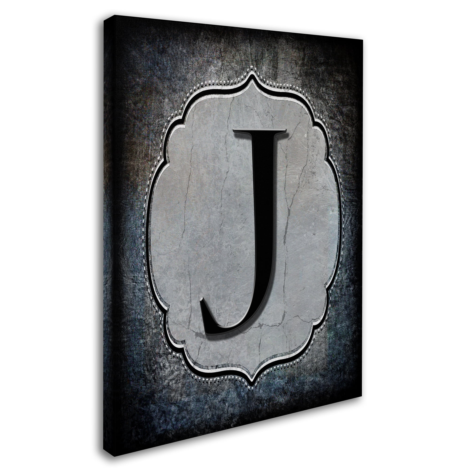 Trademark Fine Art 'Letter J' Canvas Art by LightBoxJournal
