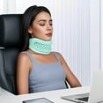 thumbnail image 3 of Neck Brace Support Collar Memory Foam Wrapped in Silicone Breathable Frame for Neck Comfortable Skin Friendly Design Universal Fit, 3 of 4