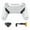 White, variant on eXtremeRate Remap Kit w/6 Mapping Profiles Black Back Shell 4 Back Buttons for PS4 Slim Pro Controller JDM-040/050/055