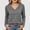 Gray, variant on jjayotai Womens Long Sleeve Shirts V Neck Basic Tee Tops Dressy Casual Business Work Blouses Fall Outfits