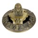 thumbnail image 2 of Cenicero de metal con tapa Artesanía retro de aleación de zinc Adornos innovadores Forma de faraón egipcio (bronceado), 2 of 8