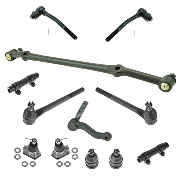 TRQ 12 Piece Steering Suspension Kit Tie Rods Ball Joints Idler Arm Center Link PSA59880 Fits select: 1994-1996 CHEVROLET CAPRICE, 1995-1996 CHEVROLET CAPRICE / IMPALA