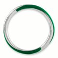 thumbnail image 2 of Bague Émaillée Verte Torsadée en Argent Sterling Stackable Expressions Taille 7, 2 of 3