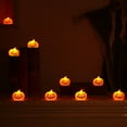 thumbnail image 4 of Cathery Halloween Pumpkin LED Lantern Light Up Pumpkin Decorative Lamp Night Light Indoor/Outdoor Table Party Decor, 4 of 8