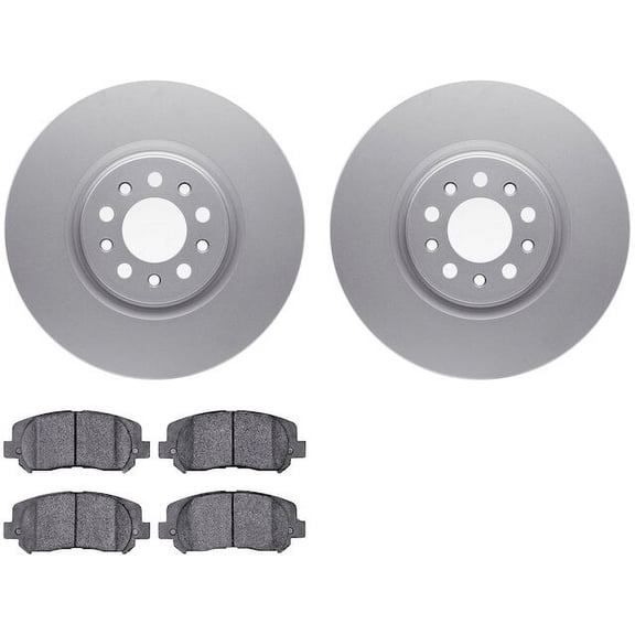 Front Brake Pad and Rotor Kit - Compatible with 2014 - 2022 Jeep Cherokee 2015 2016 2017 2018 2019 2020 2021