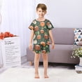 thumbnail image 7 of Beard Green Elf Pattern Summer Pajama Set Soft Cotton Short Sleeve Sleepwear 2PCS Pajama Sets Breathable Lounge Set Size 14Y, 7 of 7