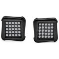 thumbnail image 2 of Bling Jewelry Mens Black  Square CZ Stud Earrings Men Silver, 2 of 5