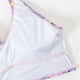 thumbnail image 5 of Trajes de Baño de Bikini de Mujer con Correas Impresas V Sexy Split Set de Tres Piezas, Diseño de Corte Alto para la Piscina de Playa Y las Vacaciones de Verano, 5 of 9