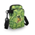 thumbnail image 3 of HELLHERO Women Shoulder Bag Polyester Double-layer Crossbody Sling Bags for Daily Commute or Casual Outings, Ghosts Camping with Marshmallows, 3 of 7