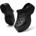 thumbnail image 4 of Women's Platform Clogs Slip On Garden Shoes Lightweight Non Slip Beach Pool Sandals Indoor Outdoor Walking Slippers, 4 of 14