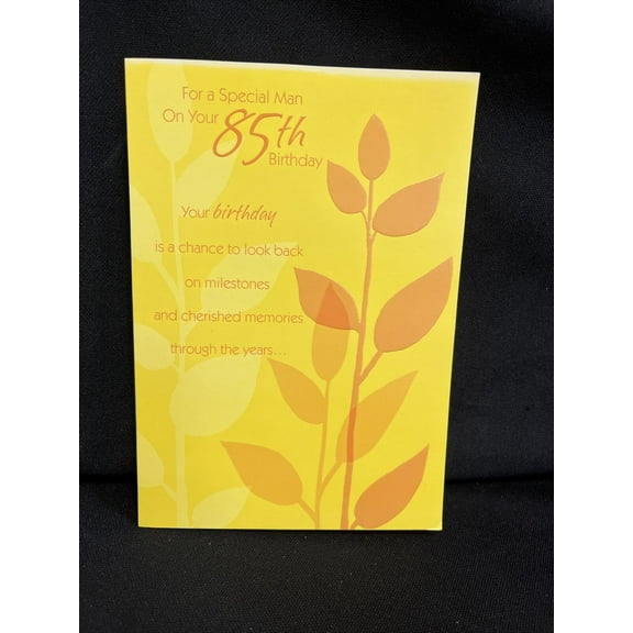 Happy 85th Birthday For Him Greeting Card w/Envelope