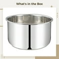 thumbnail image 5 of Stainless Steel Inner Pot for Rice Cooker, 5L Capacity, 304 Food-Grade Steel, Compatible with Various Cookers, Includes Sealing Ring, Quality and Easy to Clean, Ideal Replacement Pot, 5 of 5