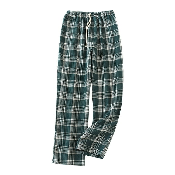 Up to 65 off!Lolmot Mens Pajama Pants Long Sleep Pants Soft Drawstring Elastic Waist Pajama Bottoms Breathable Plaid Lounge Pants with Pockets