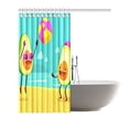 thumbnail image 2 of MKHERT Two Funny Avocados Shower Curtain Waterproof Bath Curtain Decor 66x72 inch, 2 of 2